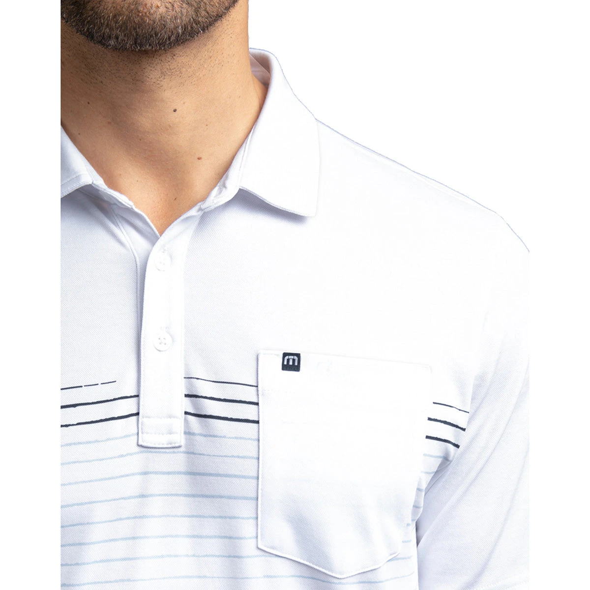 TravisMathew Deep End Mens Polo Shirt 2 TravisMathew Deep End Mens Polo Shirt - Image 2