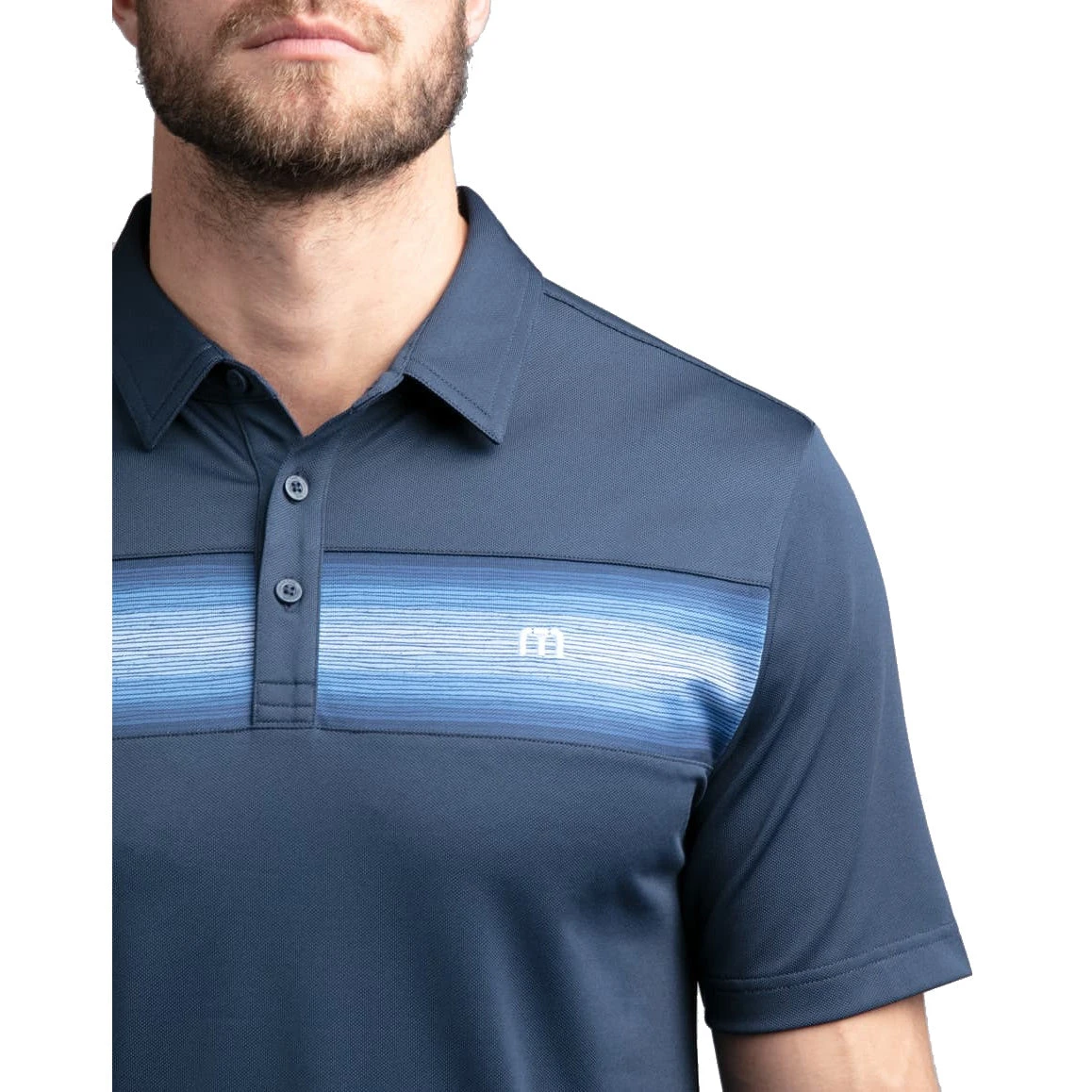 TravisMathew The Big Freeze Mens Polo Shirt 2 TravisMathew The Big Freeze Mens Polo Shirt - Image 2