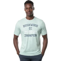 TravisMathew Caddy Day Mens Golf T-Shirt -Travis Mathew Shop 10542 HTHRNEPTUNGRN