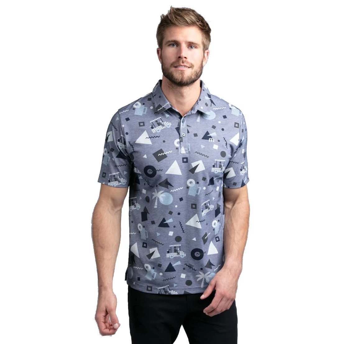 TravisMathew Rat Pack Mens Golf Polo 1 TravisMathew Rat Pack Mens Golf Polo