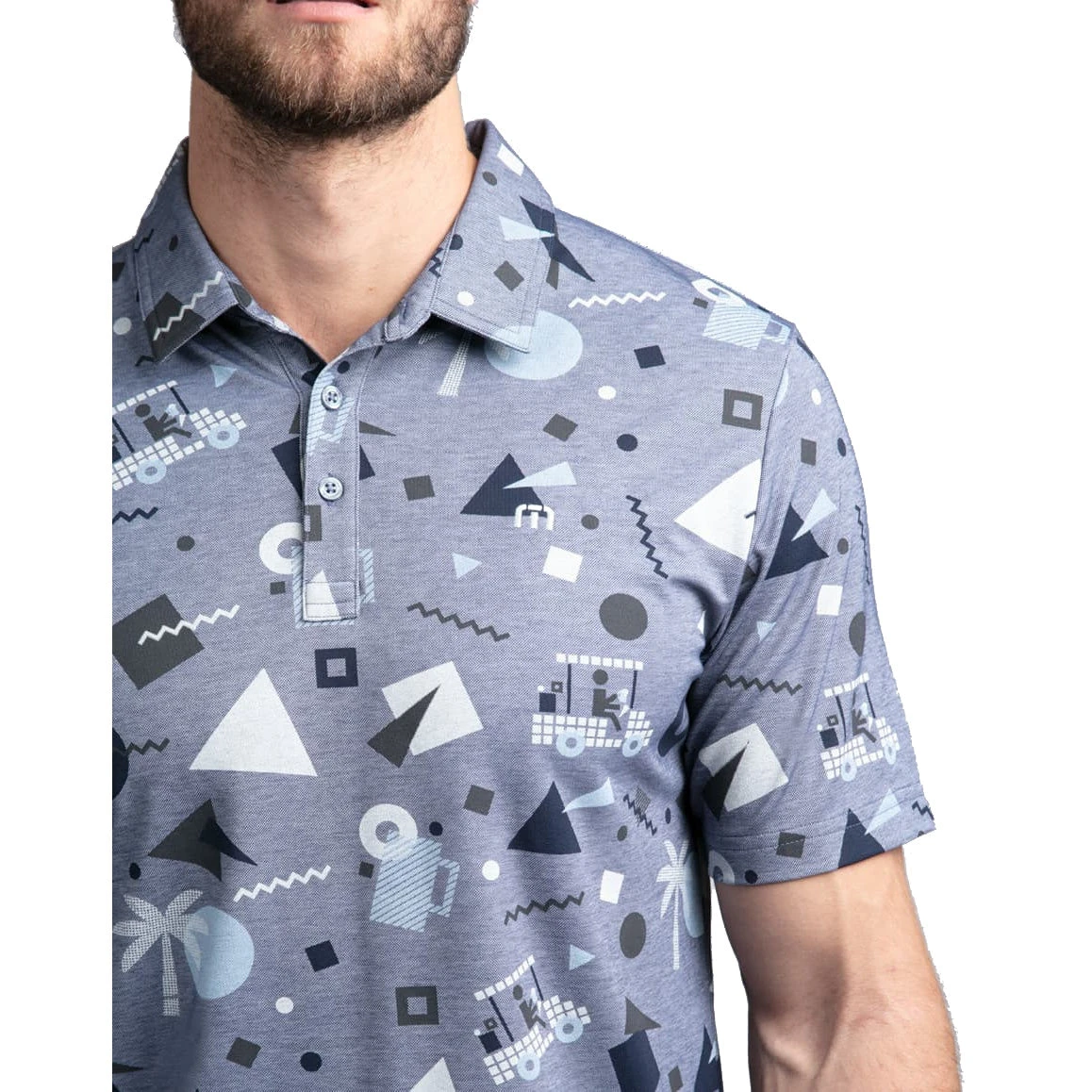 TravisMathew Rat Pack Mens Golf Polo 2 TravisMathew Rat Pack Mens Golf Polo - Image 2