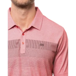 TravisMathew Two Min Drill Mens Golf Polo -Travis Mathew Shop 11565 HEATHERSCOOTER 1 0d8b1272 abe5 41f7 96ec 943359968ee8