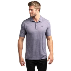 TravisMathew Flying Tortilla Mens Golf Polo -Travis Mathew Shop 11592 PURPLESAGEBLK