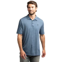 TravisMathew Flying Tortilla Mens Golf Polo -Travis Mathew Shop 11592 VINTAGEINDIGO