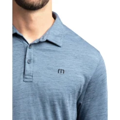 TravisMathew Flying Tortilla Mens Golf Polo -Travis Mathew Shop 11592 VINTAGEINDIGO 1
