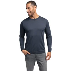 TravisMathew Fink Pullover Mens Golf Shirt -Travis Mathew Shop 11594 VINTAGEINDIGO fa50410a c729 436e a2b6 ffb2061e9eef