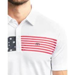 TravisMathew Sea To Sea White Mens Golf Polo -Travis Mathew Shop 12285 WHITE1WHT 2