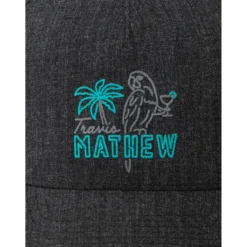 TravisMathew Party Parrot Mens Hat -Travis Mathew Shop 12319 HTHRBLACK 2