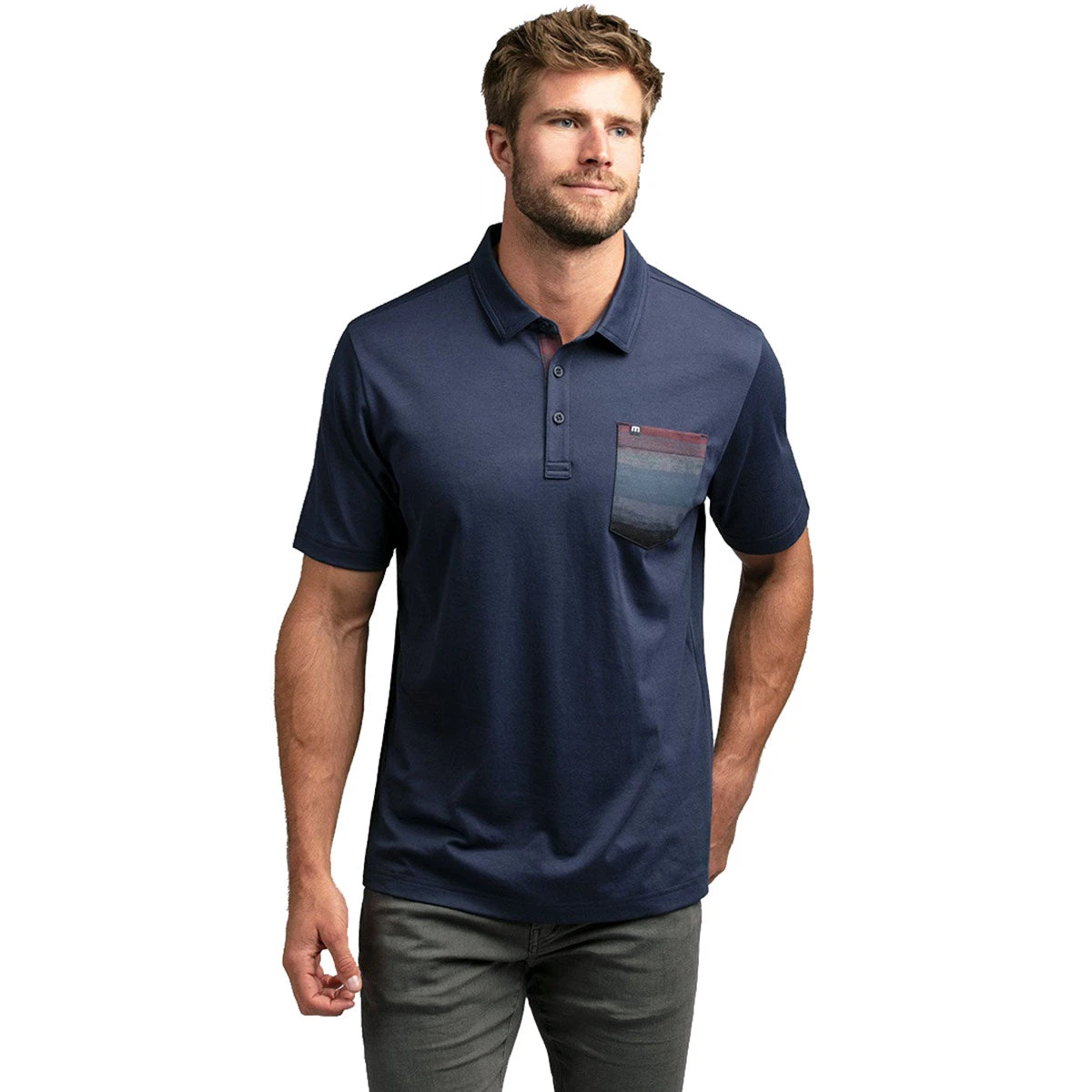 TravisMathew Ziggy Zoggy Mens Polo Shirt 1 TravisMathew Ziggy Zoggy Mens Polo Shirt