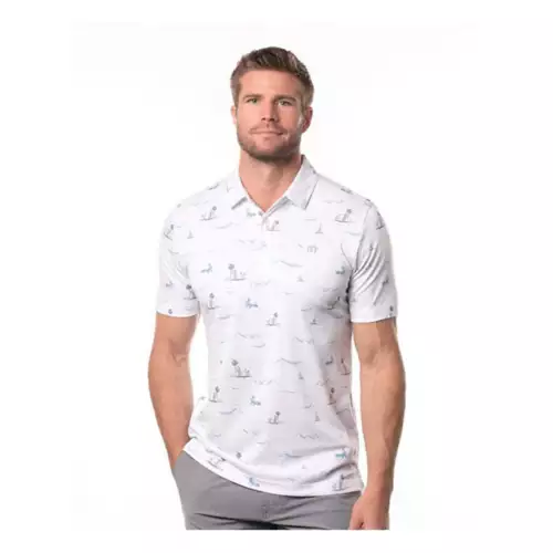 Men's TravisMathew Warp Drive Golf Polo 1 Men's TravisMathew Warp Drive Golf Polo