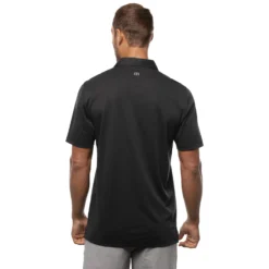 TravisMathew Tidal Wave Mens Golf Polo -Travis Mathew Shop 19719 BLACK 2
