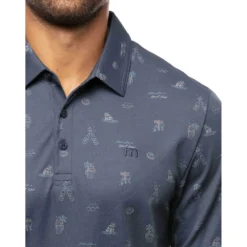 TravisMathew Dress To Impress Mood Indigo Mens Golf Polo -Travis Mathew Shop 21152 MINDGVNTINDG 2