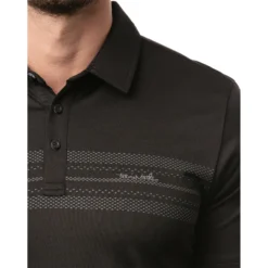 TravisMathew Face The Music Mens Golf Polo -Travis Mathew Shop 21929 BLACK0BLK 2