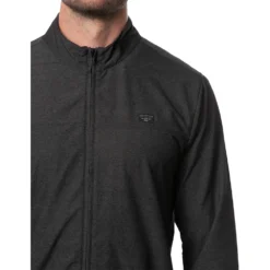 TravisMathew Private Parking Mens Golf Jacket -Travis Mathew Shop 22071 HTHRBLACK0HBL 1