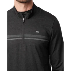 TravisMathew Hot Cocoa Mens Golf 1/4 Zip -Travis Mathew Shop 22674 BKSHRKSKN0BSH 1