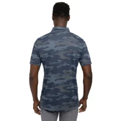 TravisMathew Heater Camo Mens Golf Polo -Travis Mathew Shop 24370 BLUENIGHTS 1