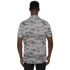 TravisMathew Heater Camo Mens Golf Polo -Travis Mathew Shop 24370 GREY 1