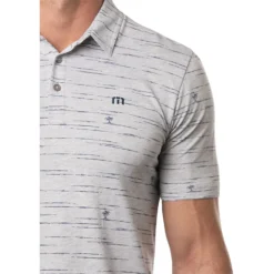 TravisMathew Draggin Anchor Mens Golf Polo -Travis Mathew Shop 24548 HTRLTGRY0HLG 2