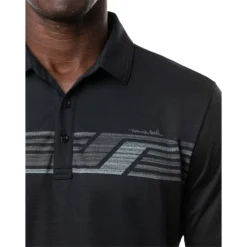 TravisMathew River Basin Mens Golf Polo 5 TravisMathew River Basin Mens Golf Polo -Travis Mathew Shop 26175 BLACK0BLK 2