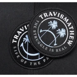TravisMathew Lake Escape Mens Golf Hat -Travis Mathew Shop 26756 BLACK0BLK 2