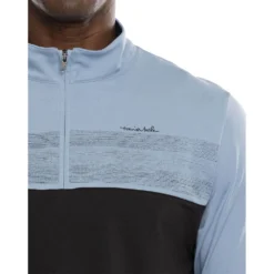 TravisMathew Out All Night Faded Denim Mens Golf 1/4 Zip -Travis Mathew Shop 27024 FADEDENIM4FDD 2