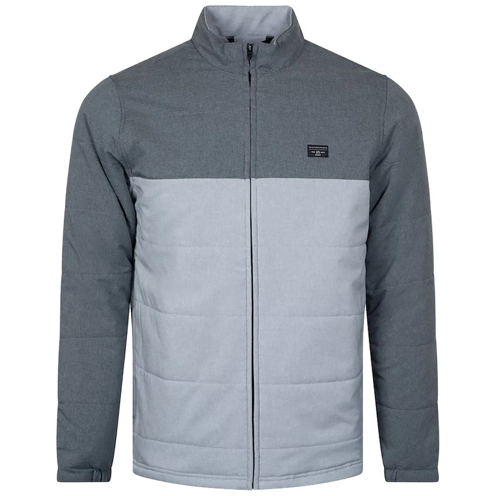 TravisMathew Bite The Bullet Heather Black Mens Golf Jacket 1 TravisMathew Bite The Bullet Heather Black Mens Golf Jacket