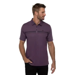 TravisMathew Meet In The Lobby Sweet Grape Mens Golf Polo