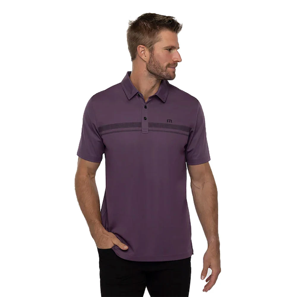TravisMathew Meet In The Lobby Sweet Grape Mens Golf Polo 1 TravisMathew Meet In The Lobby Sweet Grape Mens Golf Polo