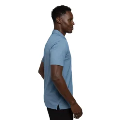 TravisMathew Island Traveler Mens Golf Polo -Travis Mathew Shop 31049 HTHRBLUE4HTM 2