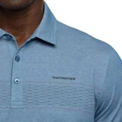 TravisMathew Island Traveler Mens Golf Polo -Travis Mathew Shop 31049 HTHRBLUE4HTM 3
