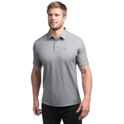 TravisMathew Classy Mens Golf Polo -Travis Mathew Shop CLASSY HEATHERGREY