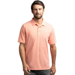 TravisMathew Classy Mens Golf Polo -Travis Mathew Shop CLASSY HTHRPERSIMMON b852fea8 192a 4712 892d 379ffdcd3688