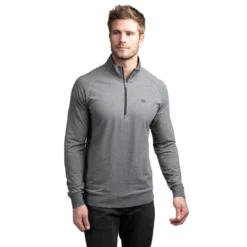 TravisMathew Zachary Mens Golf 1/2 Zip -Travis Mathew Shop ZACHARY HTHDARKSHADOW