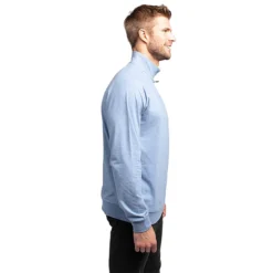 TravisMathew Zachary Mens Golf 1/2 Zip -Travis Mathew Shop ZACHARY HTHLIGHTBLUE 1