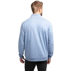 TravisMathew Zachary Mens Golf 1/2 Zip -Travis Mathew Shop ZACHARY HTHLIGHTBLUE 2